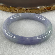 Type A Natural Deep Intense Lavender Jadeite Bangle 35.63g Inner Diameter 50.7mm 9.8 by 7.5mm (Slight Internal Lines) - Huangs Jadeite and Jewelry Pte Ltd