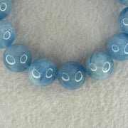 Natural Aquamarine Beads Bracelet 81.94g 19cm 16.2mm 14 Beads - Huangs Jadeite and Jewelry Pte Ltd