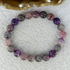 Natural Super 7 Crystal Bracelet 21.88g 9.2mm 21 Beads - Huangs Jadeite and Jewelry Pte Ltd
