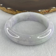 Certified-Natural-Type-A-Light-Lavender-with-Green-Patches-Jadeite-Bangle-78.913g-Internal-Diameter-57.4mm-15.7-by-9.1mm-(Close-to-Perfect)