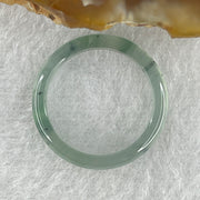 Natural Type A Semi Icy Blueish Green Jadeite Ring 1.06g 2.9 by 2.4mm US5.5 HK11.8 (Perfect) - Huangs Jadeite and Jewelry Pte Ltd
