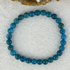 Natural Blue Apatite Bracelet 11.74g 15.5cm 6.2mm 29 Beads - Huangs Jadeite and Jewelry Pte Ltd