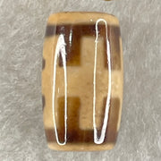 Natural Powerful Tibetan Old Oily Agate Patina Guiren Tairen Human Dzi Bead Totem Amulet Heavenly Master (Tian Zhu) 贵人天诛 4.61g 19.7 by 11.7mm - Huangs Jadeite and Jewelry Pte Ltd