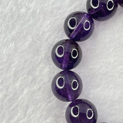 Good Grade Natural Amethyst Bracelet 50.30g 18cm 13.2mm 16 Beads - Huangs Jadeite and Jewelry Pte Ltd