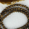 Natural Wild Vietnam Bai Qi Nan Agarwood Beads with 9 Eye Dzi Bead Necklace 越南野生高油白奇楠沉香项链 36.36g 8.3mm 108+7 40.1 by 14.8mm - Huangs Jadeite and Jewelry Pte Ltd