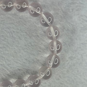 Natural Rose Quartz Beads Bracelet 天然玫瑰石英珠手链 31.91g 17.5cm 10.8mm 19 Beads - Huangs Jadeite and Jewelry Pte Ltd