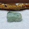 Type A Green Piao Hua Jadeite Rabbit Pendant 10.40g 22.0 by 11.8 by 23.1mm - Huangs Jadeite and Jewelry Pte Ltd