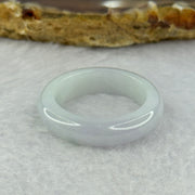 Type A Light Lavender Green with Blueish Green Patch Jadeite Ring 3.71g 5.5 by 3.7mm US8.25 HK18 - Huangs Jadeite and Jewelry Pte Ltd