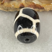Natural Powerful Tibetan Old Oily Agate Turtle or Tortoise Shell Bead Heavenly Master (Tian Zhu) 龟壳天珠 4.74g 17.7 by 13.1mm - Huangs Jadeite and Jewelry Pte Ltd