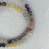 Natural Mixed Colours Fluorite Necklace 51.34g 7.7mm 76 Beads 54cm Elastic - Huangs Jadeite and Jewelry Pte Ltd