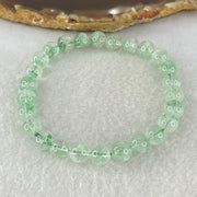 Special Grade Natural Green Phantom Quartz Bracelet 13.04g 16cm 7.3mm 26 Beads - Huangs Jadeite and Jewelry Pte Ltd