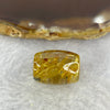 Good Grade Natural Golden Rutilated Quartz Crystal Lulu Tong Barrel 天然金顺发晶水晶露露通桶 
4.85g 16.4 by 12.7mm - Huangs Jadeite and Jewelry Pte Ltd