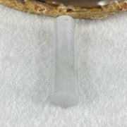 Type A Lavender with Wuji Grey Jadeite Pillar Pendant 20.30g 51.0 by 12.4mm - Huangs Jadeite and Jewelry Pte Ltd