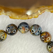 Good Grade Natural Petersite Beads Bracelet 31.46g 17cm 10.9mm 19 Beads - Huangs Jadeite and Jewelry Pte Ltd