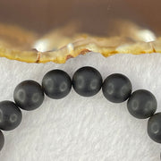 Natural Iron Blood King Amber Beads Bracelet 天然铁血王琥珀手链 10.50g 17cm 9.8mm 21 Beads - Huangs Jadeite and Jewelry Pte Ltd