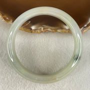 Type A Light Green with Lavender Jadeite Bangle 61.36g Inner Diameter 55.5mm 16.2 by 8.0mm (Slight Internal Lines) - Huangs Jadeite and Jewelry Pte Ltd