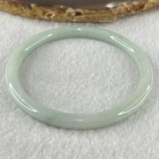 Type A Light Blueish Green Jadeite Bangle 19.39g Internal Diameter 57.6mm 5.9 by 6.0mm (Slight Internal Lines) - Huangs Jadeite and Jewelry Pte Ltd