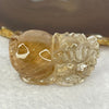 Natural Copper Rutilated Quartz Pixiu Display 85.95g by 56.3 by 30.5 by 30.0mm - Huangs Jadeite and Jewelry Pte Ltd