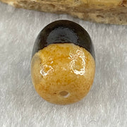 Natural Powerful Tibetan Old Oily Agate 1 Lines Dzi Bead Heavenly Master (Tian Zhu) 2.40g 14.0 by 10.4mm - Huangs Jadeite and Jewelry Pte Ltd