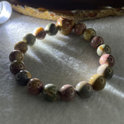 Natural Alashan Agate Pastels Pink Beads with Pig Charm Bracelet 29.54g 16cm 10.2mm 18 Beads - Huangs Jadeite and Jewelry Pte Ltd