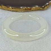 Transparent to White Quartzite Jade Bangle 天山玉手镯 Internal Diameter 57.0mm 66.19g 12.7 by 11.8mm - Huangs Jadeite and Jewelry Pte Ltd