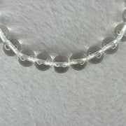 Natural Clear Quartz Bracelet 天然白水晶手链 18.92g 16.5cm 8.4mm 24 Beads - Huangs Jadeite and Jewelry Pte Ltd
