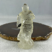 Natural Clear Quartz Guan Gong Display 116.3g 37.8 by 140.0 by 54.1mm - Huangs Jadeite and Jewelry Pte Ltd