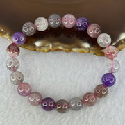 Natural Super 7 Beads Bracelet 22.55g 16cm 9.3mm 21 Beads - Huangs Jadeite and Jewelry Pte Ltd