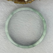 Type A Deep Green and Lavender Piao Hua Jadeite Bangle 27.61g Internal Diameter 52.4mm 12.6 by 5.5mm (Internal Line) - Huangs Jadeite and Jewelry Pte Ltd