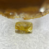 Good Grade Natural Golden Rutilated Quartz Crystal Lulu Tong Barrel 天然金顺发晶水晶露露通桶 
3.66g 15.2 by 11.5mm - Huangs Jadeite and Jewelry Pte Ltd