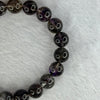 Very Good Grade Natural Transparent Dark Black Super 7 Beads Bracelet 非常好的等级天然透明深黑色超级七珠手链 29.06g 17.5cm 10.2mm 20 Beads - Huangs Jadeite and Jewelry Pte Ltd