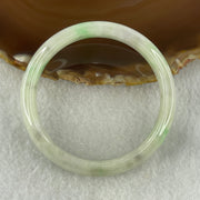 Type A Natural Green with Lavender Jadeite Bangle 33.91g Inner Diameter 51.0mm 10.9 by 7.0mm (Slight Internal Lines) - Huangs Jadeite and Jewelry Pte Ltd