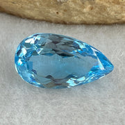 Natural Sky Blue Topaz Teardrop Shape 8.72ct 16.4 by 9.4 by 6.9mm - Huangs Jadeite and Jewelry Pte Ltd