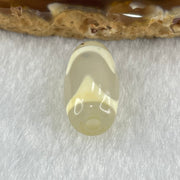 Natural Powerful Tibetan Old Oily Agate Tiger Tooth Daluo Dzi Bead Heavenly Master (Tian Zhu) 虎呀天诛 3.17g 20.0 by 10.4mm - Huangs Jadeite and Jewelry Pte Ltd