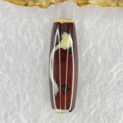 Natural Powerful Tibetan Old Oily Agate Ruyi Dzi Bead Heavenly Master (Tian Zhu) 如意天珠 8.72g 38.2 by 12.1mm - Huangs Jadeite and Jewelry Pte Ltd