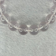 Natural Rose Quartz Beads Bracelet 天然玫瑰石英珠手链 45.08g 18.5cm 12.6mm 17 Beads - Huangs Jadeite and Jewelry Pte Ltd