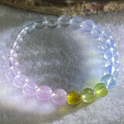 Very Very High Grade Transparent Natural Morganite Beryl Beads Bracelet 13.27g 15.5cm 7.3mm 26 Beads - Huangs Jadeite and Jewelry Pte Ltd