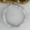 Type A Lavender Jadeite Bracelet 5.7mm 32 Beads 9.22g - Huangs Jadeite and Jewelry Pte Ltd