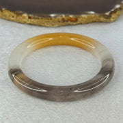 Transparent Purple White Yellow Quartzite Jade Bangle 天山玉手镯 56.3mm 39.75g 9.6 by 9.6mm - Huangs Jadeite and Jewelry Pte Ltd
