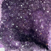 Natural Brazil Amethyst Cave 7.20kg with Wooden Stand 257.0 x 205.0 x 324.0mm - Huangs Jadeite and Jewelry Pte Ltd