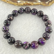 Very Good Grade Natural Sugilite Bracelet 天然苏纪石手链 33.59g 16cm 10.9mm 18 Beads - Huangs Jadeite and Jewelry Pte Ltd