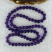 Good Grade Natural Amethyst Necklace 39.39g 52cm 7.2mm 79 Beads - Huangs Jadeite and Jewelry Pte Ltd