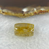 Good Grade Natural Golden Rutilated Quartz Crystal Lulu Tong Barrel 天然金顺发晶水晶露露通桶 
3.72g 16.3 by 11.4mm - Huangs Jadeite and Jewelry Pte Ltd