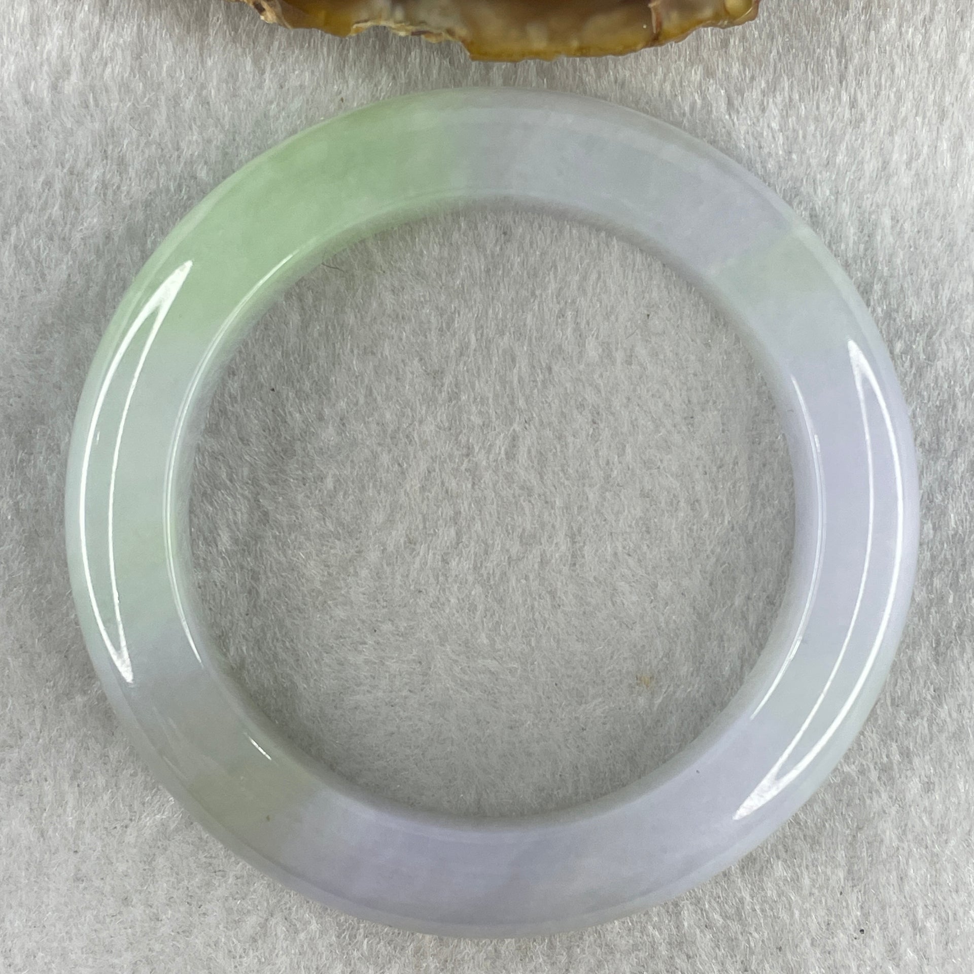Natural Type A Jelly Lavender with Green Jadeite Bangle 57.88g Inner Diameter 51.3mm 11.4 by 10.5mm (Close to Perfect) - Huangs Jadeite and Jewelry Pte Ltd