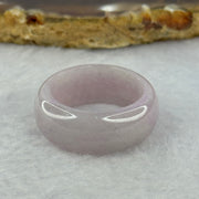 Type A Lavender Jadeite Ring 6.85g 10.0 by 3.8mm US9.5 HK21.5 - Huangs Jadeite and Jewelry Pte Ltd