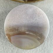Natural Pink with Purple Flower Agate Set Bangle 146.60g Inner Diameter 57.0mm 14.0 by 7.8mm (Perfect) - Huangs Jadeite and Jewelry Pte Ltd