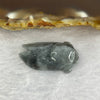 Type A Wuji Grey Jadeite Cicada 4.30g 16.6 by 27.6 by 7.0mm - Huangs Jadeite and Jewelry Pte Ltd