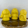 Clay Hear No Evil, See No Evil, Say No Evil Display Set Each about 71.2 by 45.8 by 44.3mm Total Weight 461.78g - Huangs Jadeite and Jewelry Pte Ltd