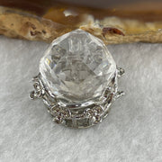 Natural Clear Quartz Pendant in S925 Sliver 6.54g 12.4mm - Huangs Jadeite and Jewelry Pte Ltd