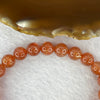 Good Grade Natural Sunstone, Heliolite and Aventurine Feldapar Beads Bracelet 天然金太阳日光石珠手链 16.90g 16cm 8.2 mm 23 Beads - Huangs Jadeite and Jewelry Pte Ltd